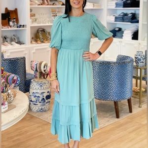 Anna Cate Millie Maxi Dress in Aquaphor